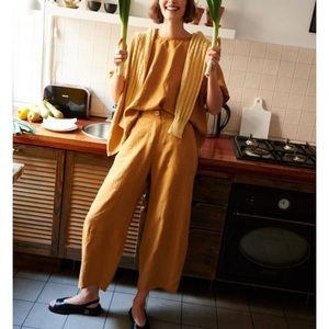 Linenfox Frankie Trousers in Camel